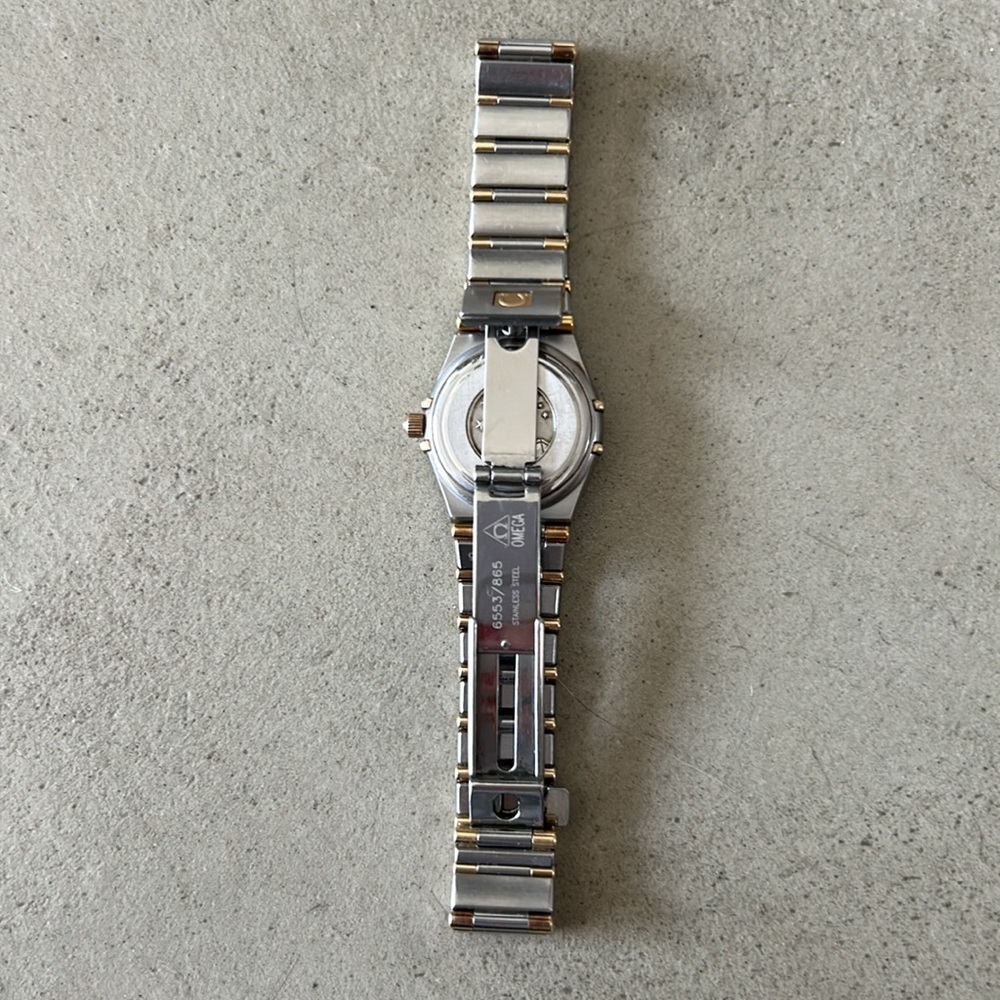 🖤 OMEGA Stainless Steel with Gold Constellation Watch - Picture 5 of 11
